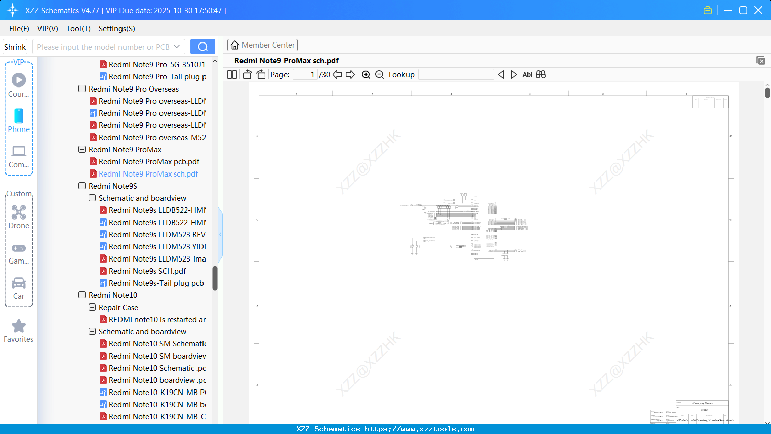 Xiaomi Redmi Note9 ProMax Sch